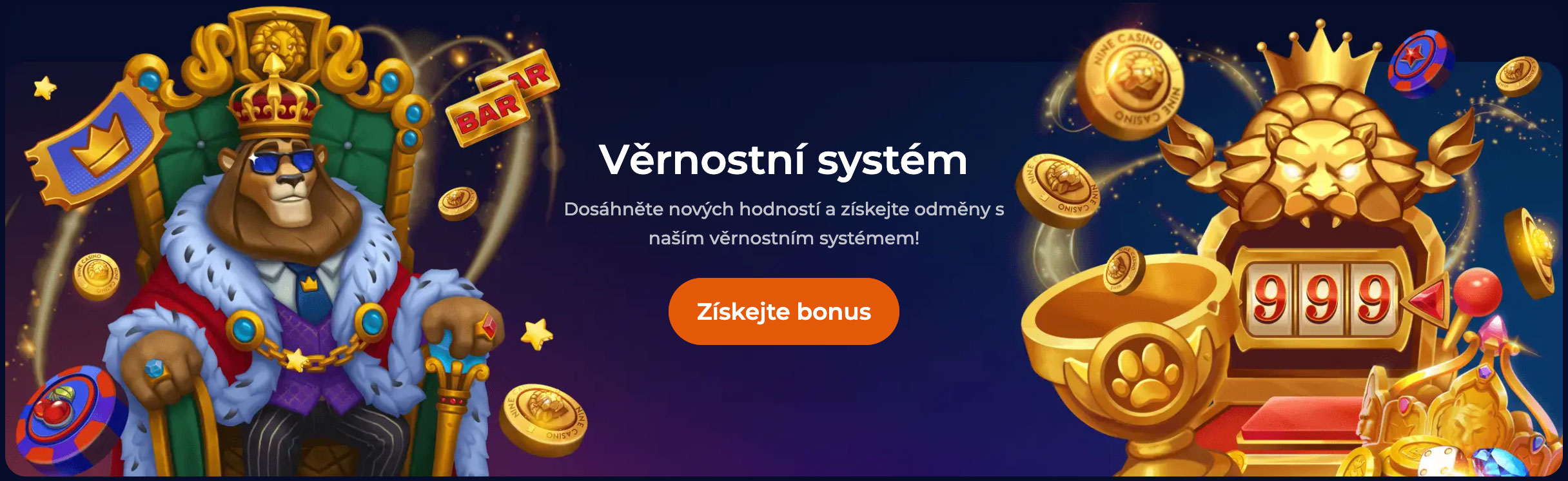 Nine Casino Věrnostní systém